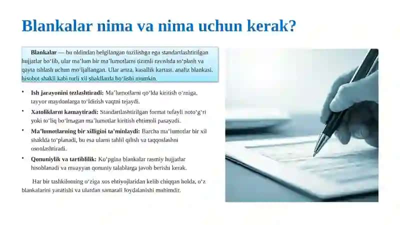 Word matn taxrirlagichida turli xil blankalar yaratish (ariza, kasallik kartasi, analizlar blankasi va h.k.) 3