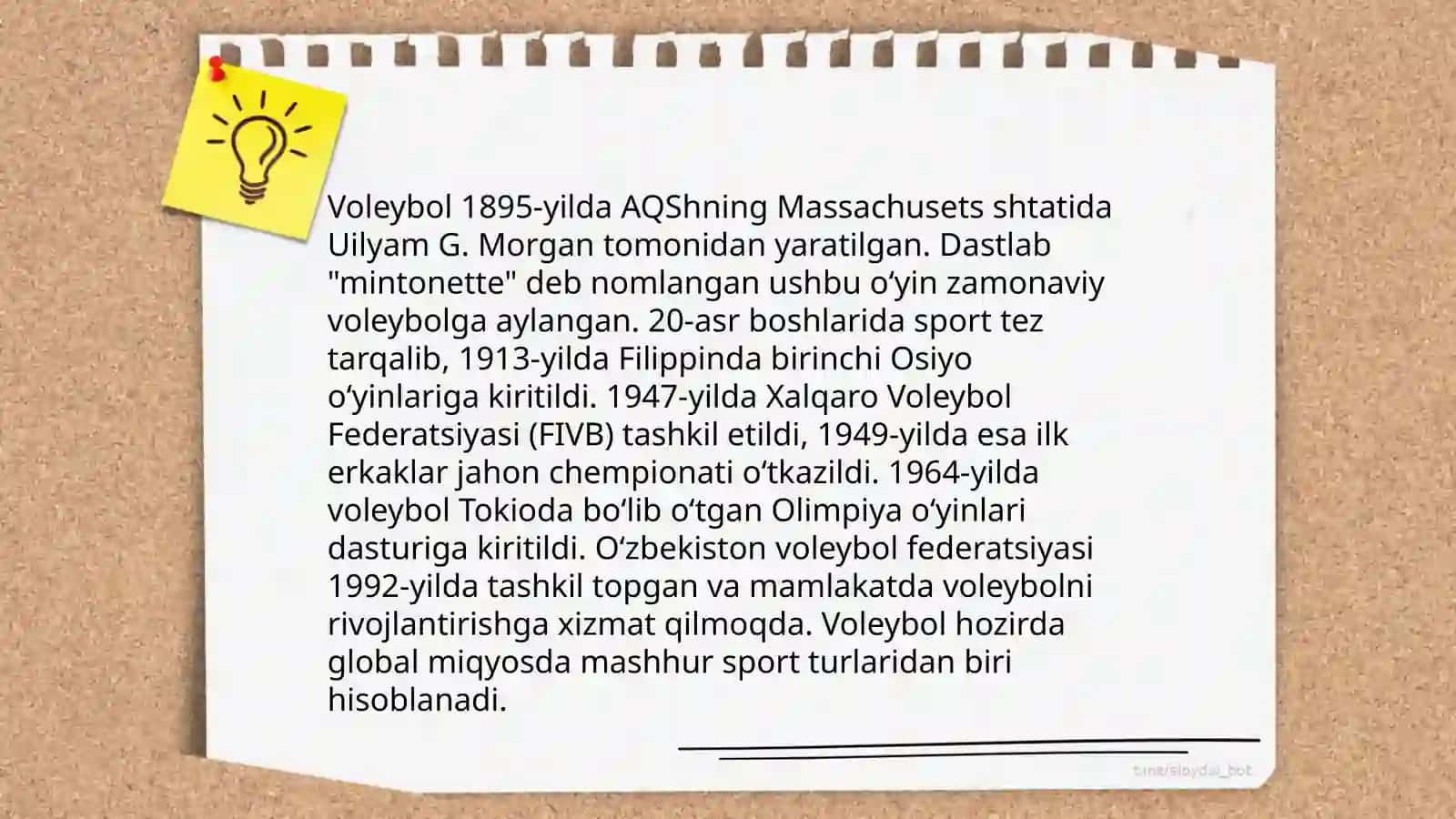 Voleybolning tarixiy rivojlanishi 3