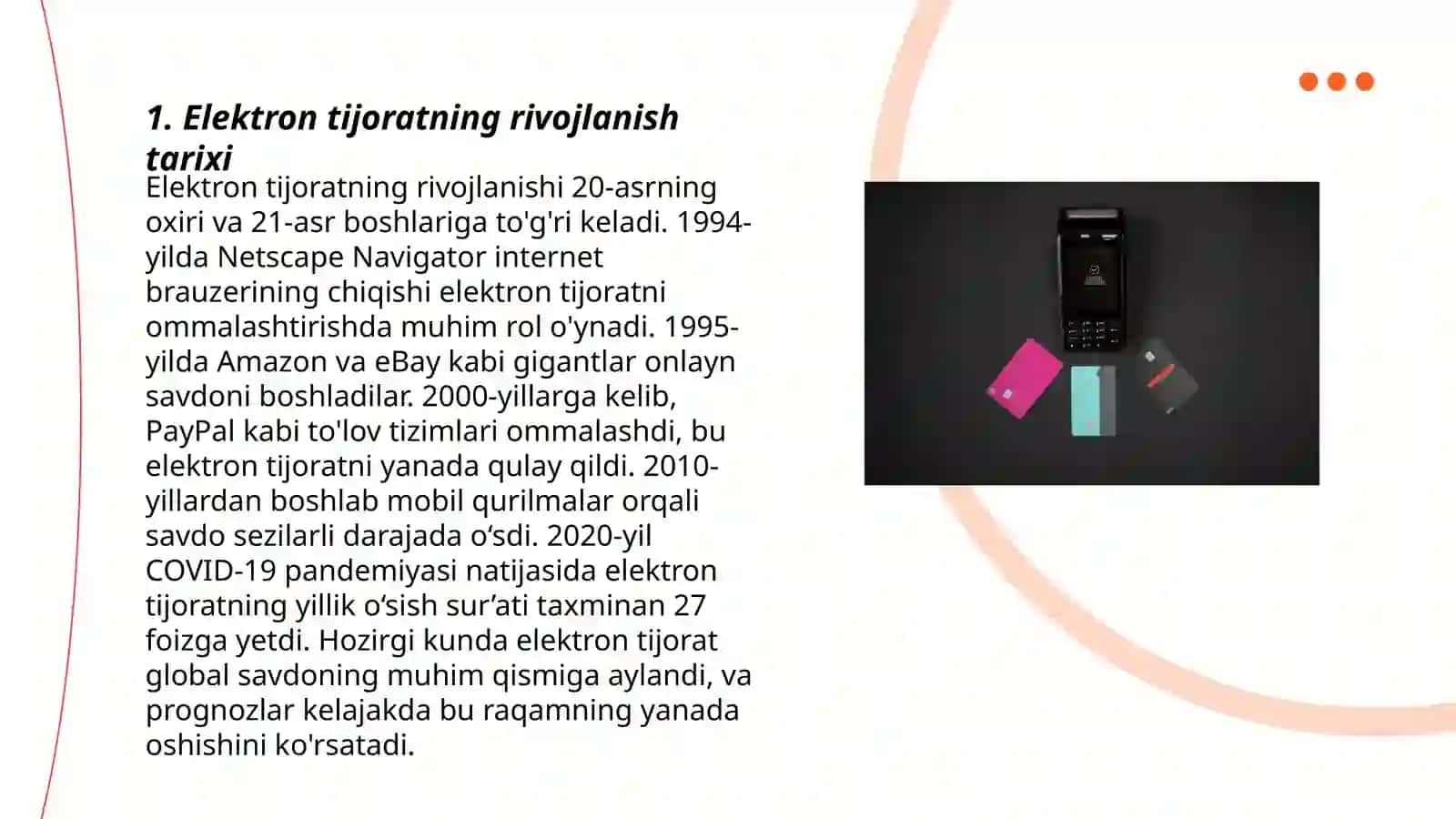 Elektron biznes tizimlari jahon tajribasi 3