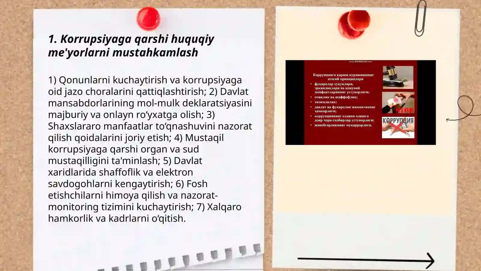 Korrupsiyasiz hudud barpo etish tadbirlari 3
