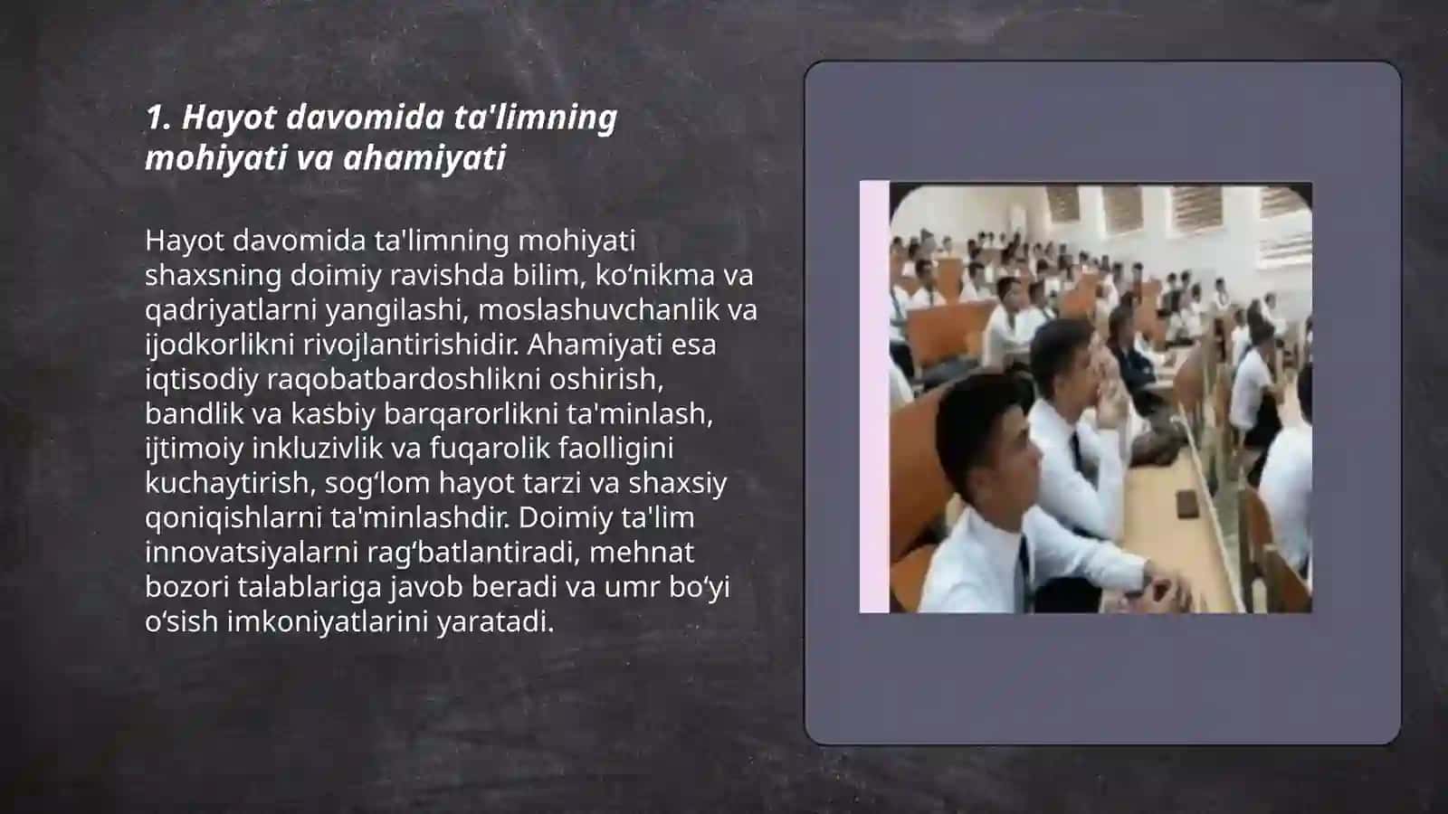 Hayot davomida talim muvaqqiyat vositasi 3