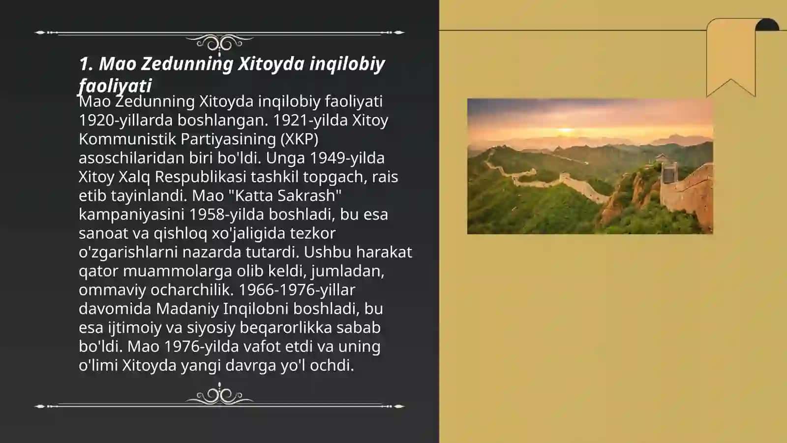 Mao Zedunning Xitoyda inqilobiy faoliyati 3