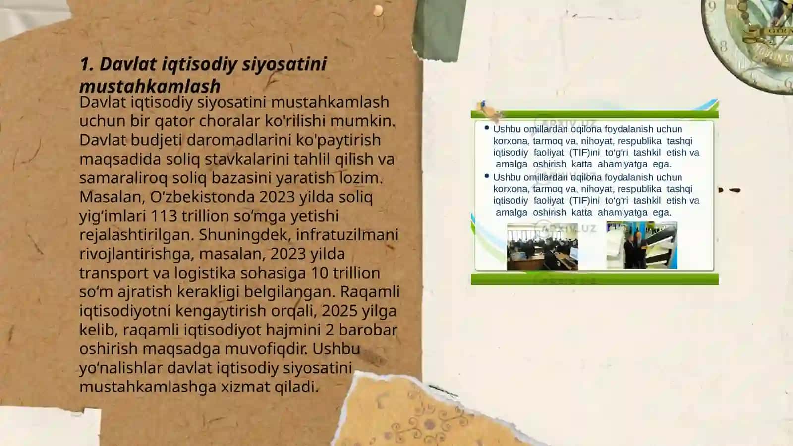 Davlatni iqtisodiy xavfsizlikni taʼminlash vazifalari 3
