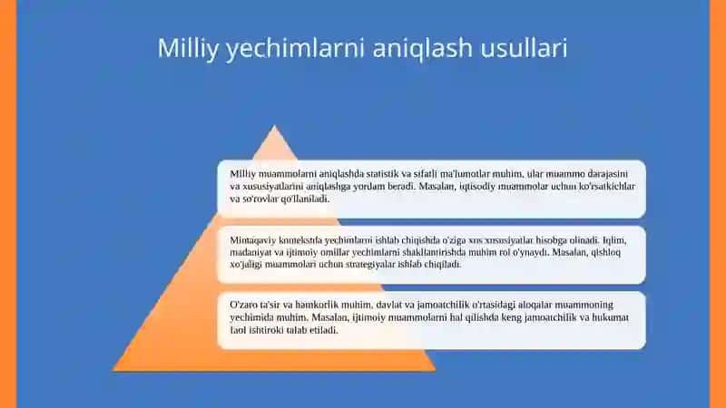 Global muammolarning milliy va mintaqaviy darajadagi yechimlarni topish 3
