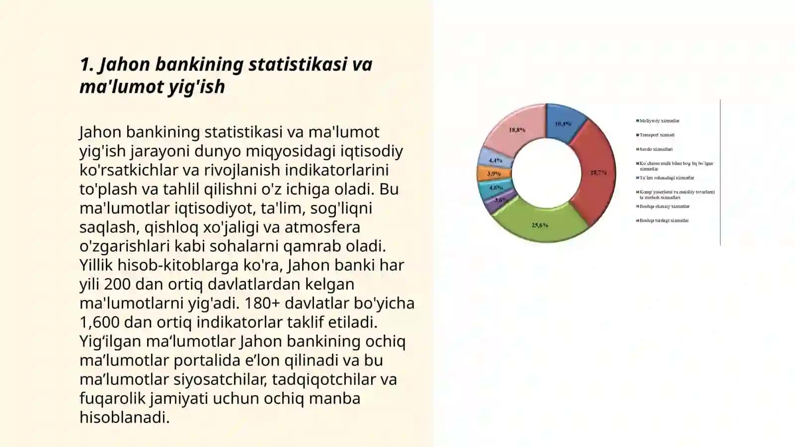 Jahon bankining Statistik salohiyat indeksi”, “Iqtisodiy erkinlik indeksi” 3