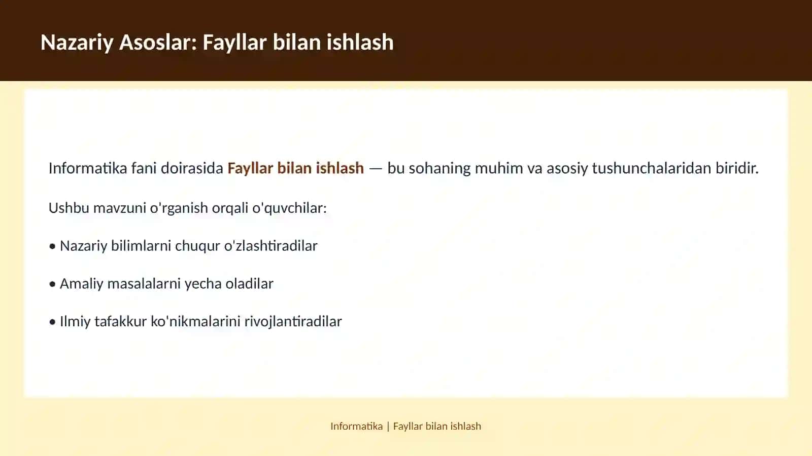 INFORMATIKA 3