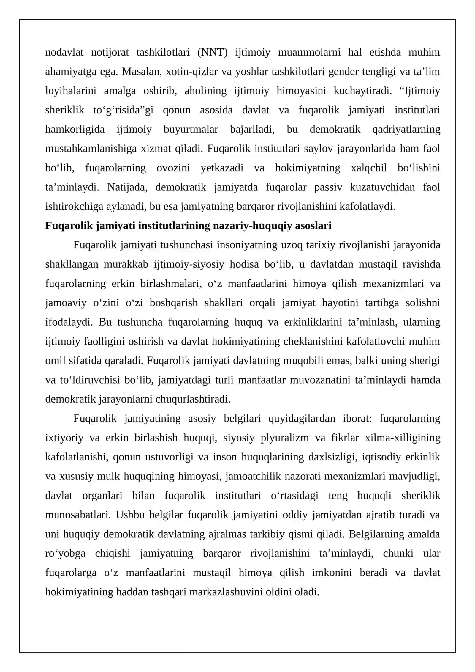 Fuqarolik jamiyati institutlari 3