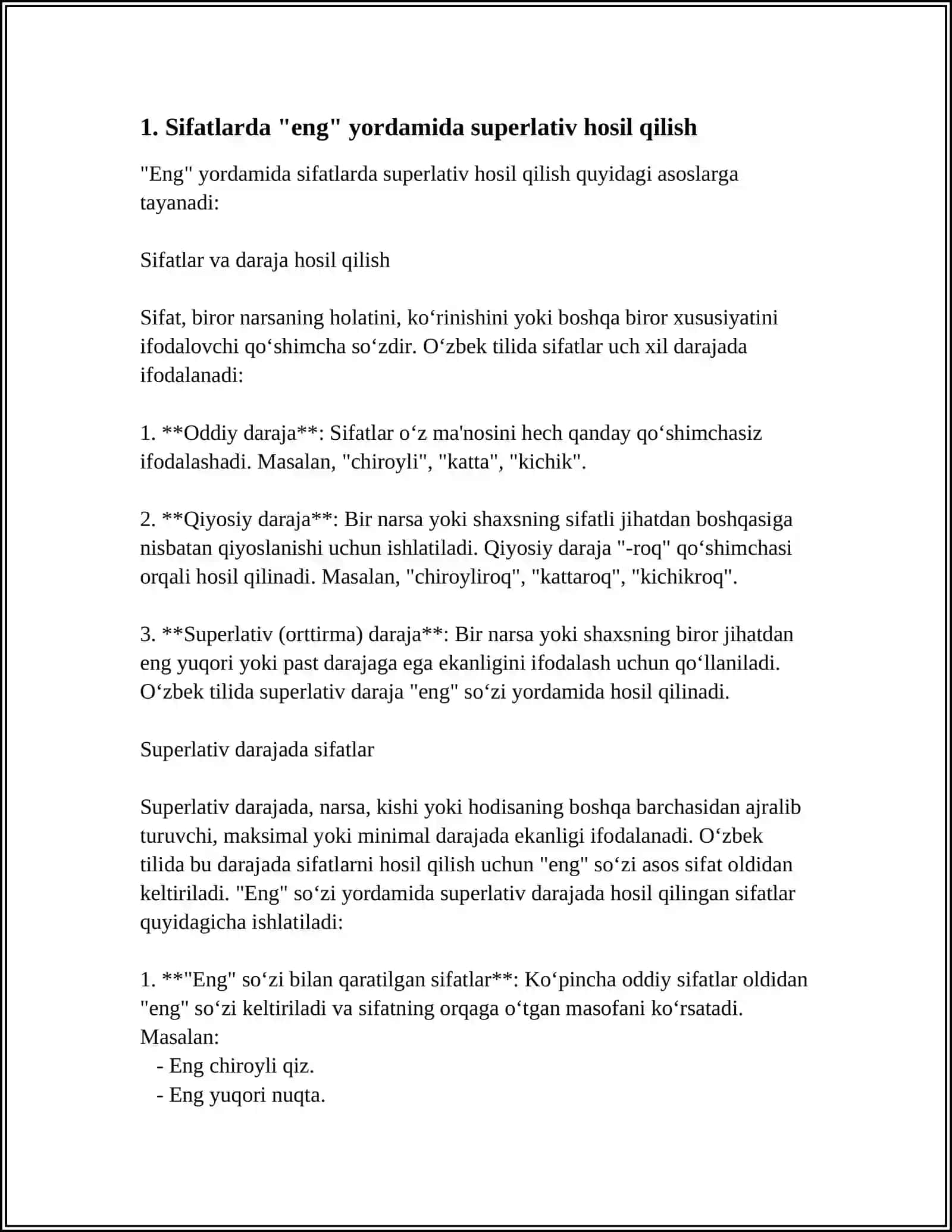 SUPERLATIVE 3