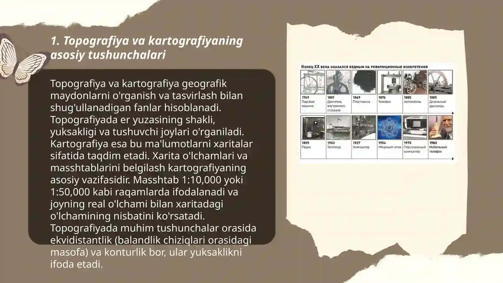 Topogirafiya va kartogirafiya fanning maqsadi va vazifalari 3