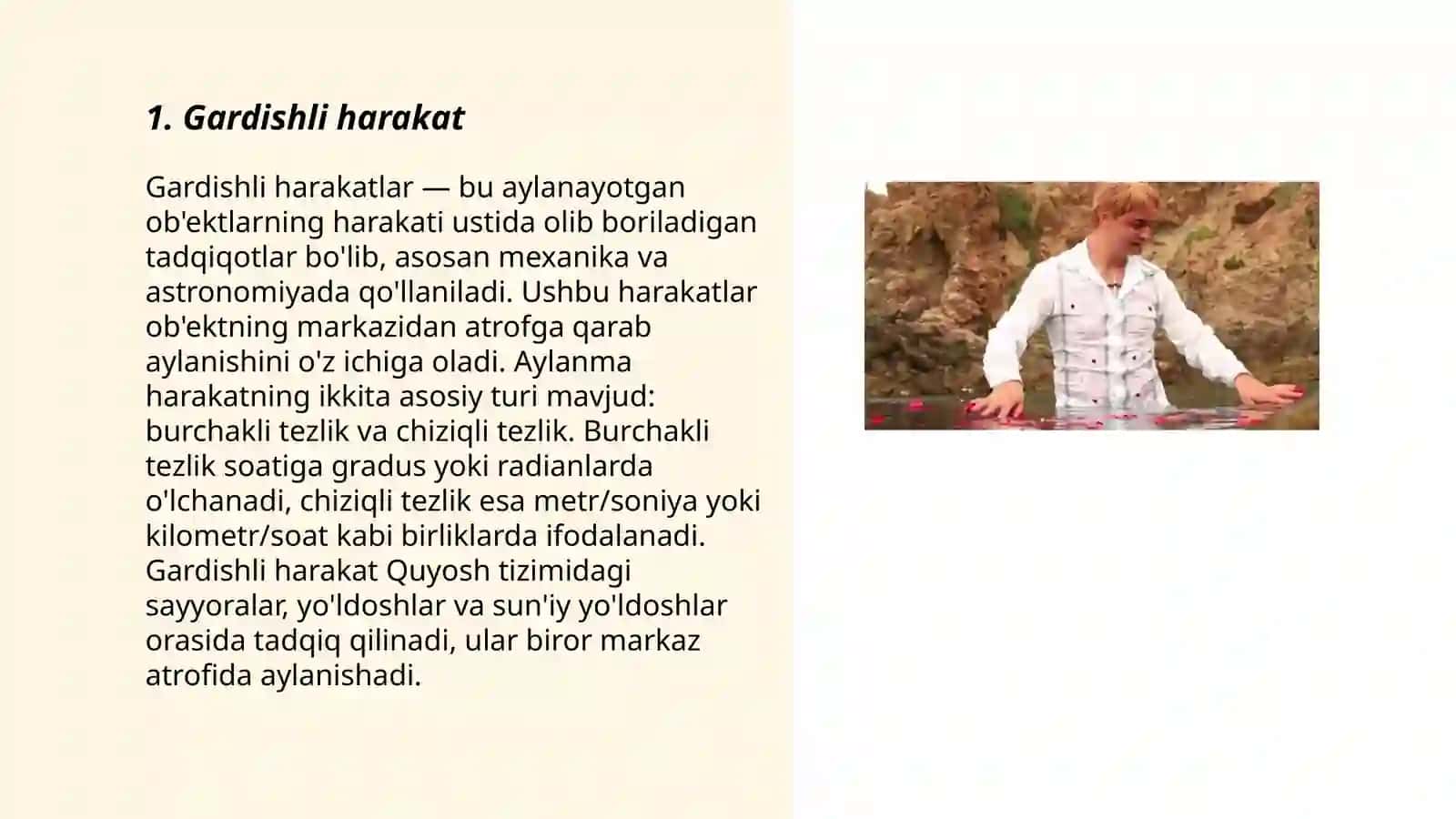 Oʻzgaruvchan massali jismlar mexanikasi 3