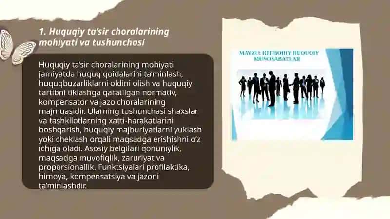 Huquqiy ta’sir choralari va turlari 3