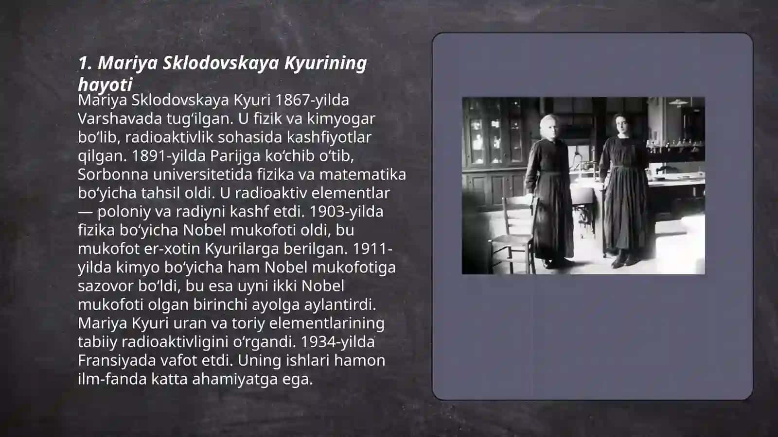 Mariya Sklodovskaya Kyuri 3