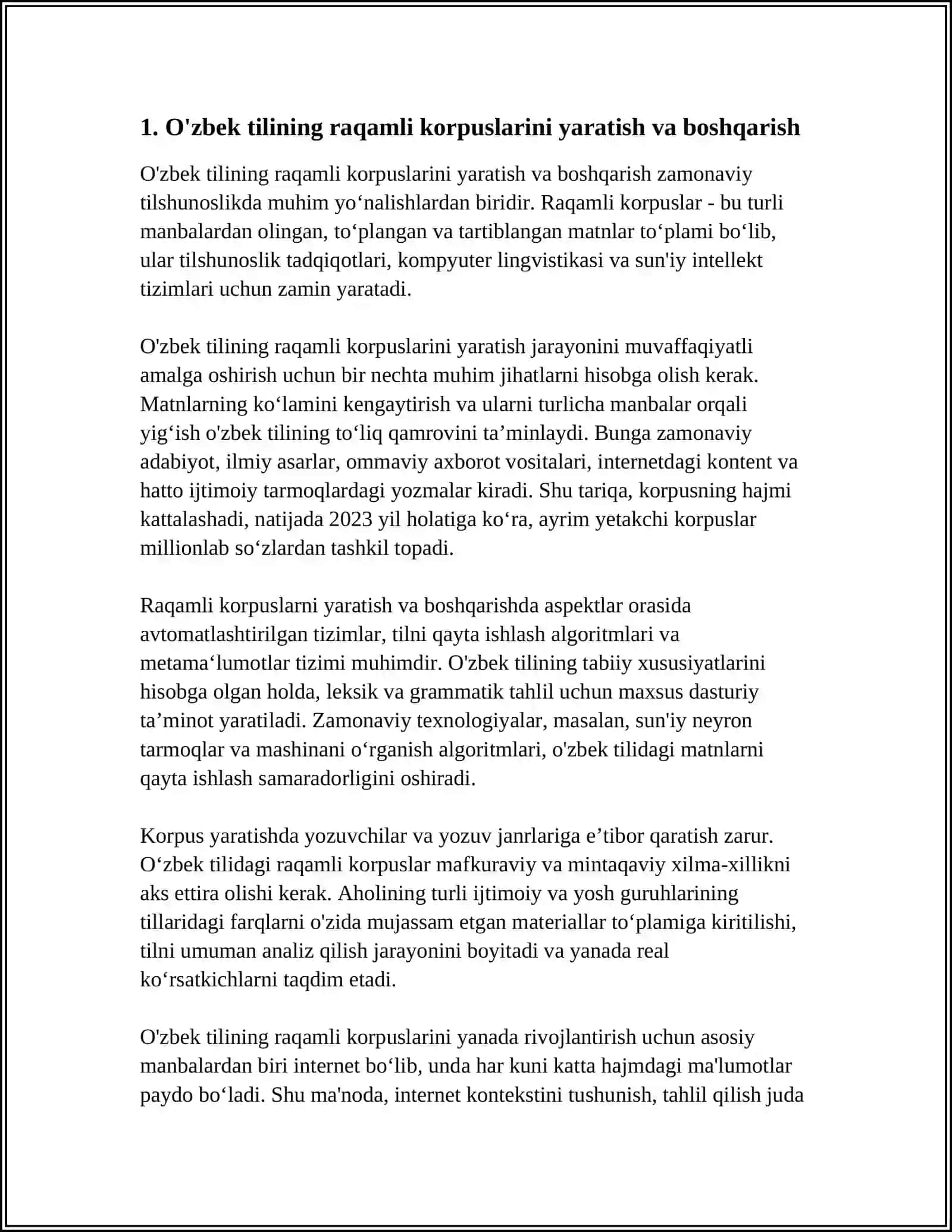 O'ZBEK TILSHUNOSLIGI TARAQIYOTLARIDA KOMPYUTER TEXNALOGIYALARIDAN FOYDALANISH 3