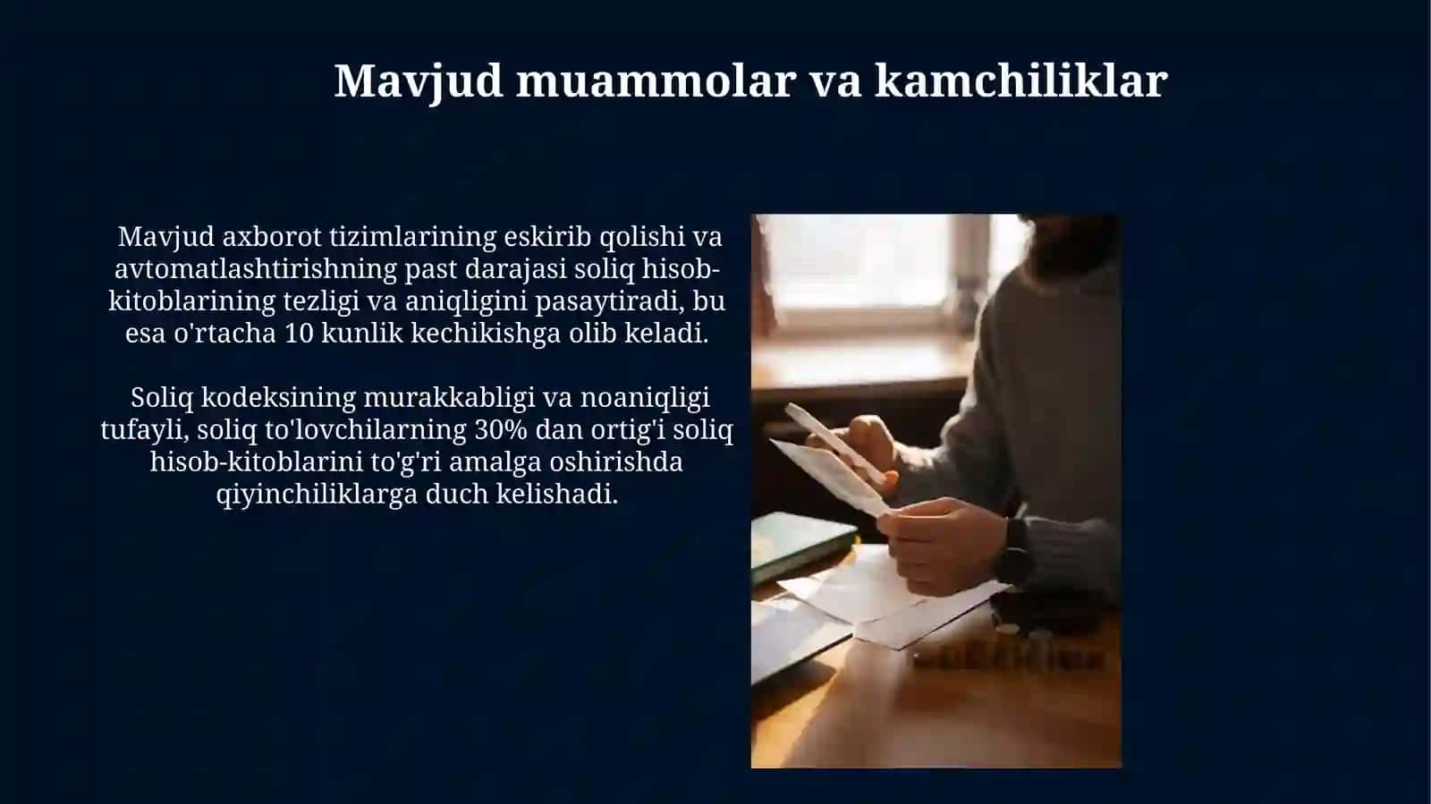 Jismoniy shaxslardan undiriladigan mahalliy soliqlarni hisoblash jarayonini takomillashtirish 3