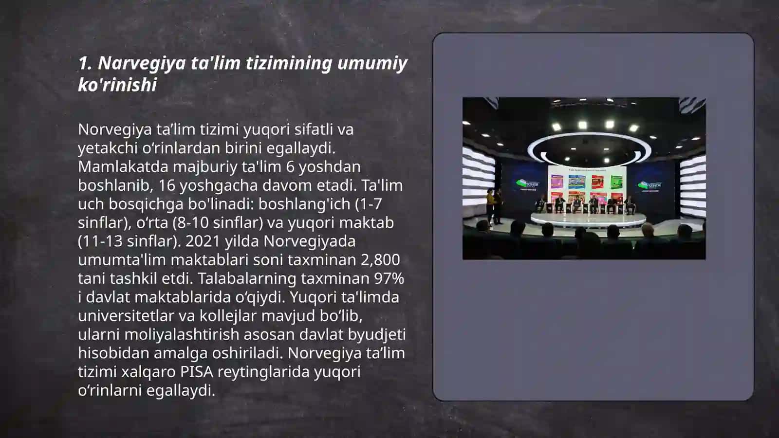 Narvegiya Boshlanğich ta'limi 3