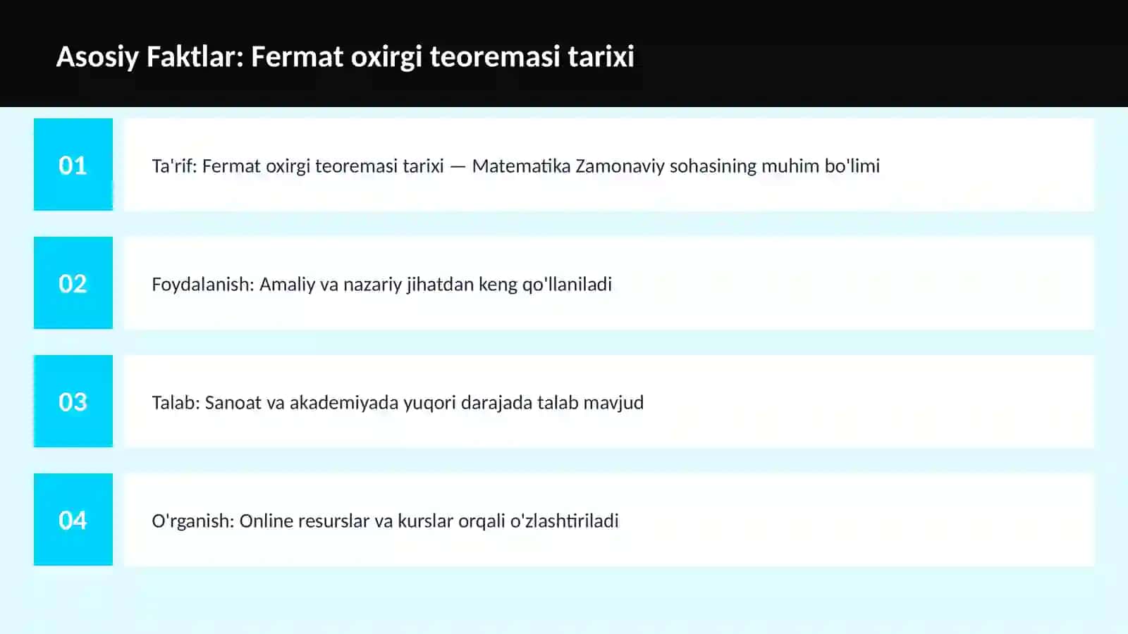 Fermat oxirgi teoremasi tarixi 3