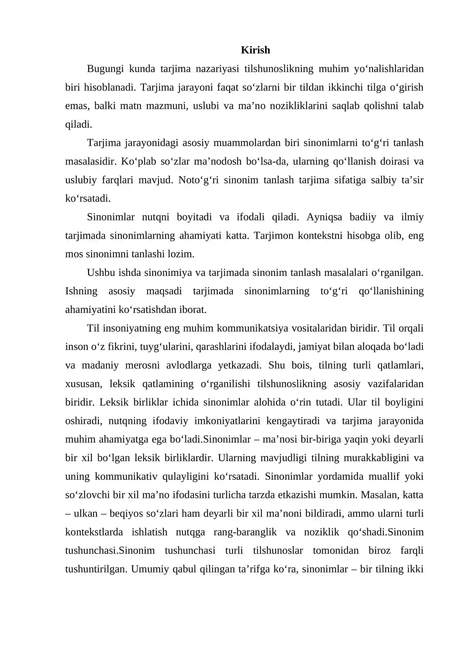 Tarjima jarayonida sinonimlarning tanlanishi va ularning funksional ahamiyati 3