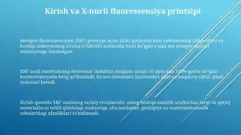 Rentgen-fluoressensiyasi (XRF) printsipi 3