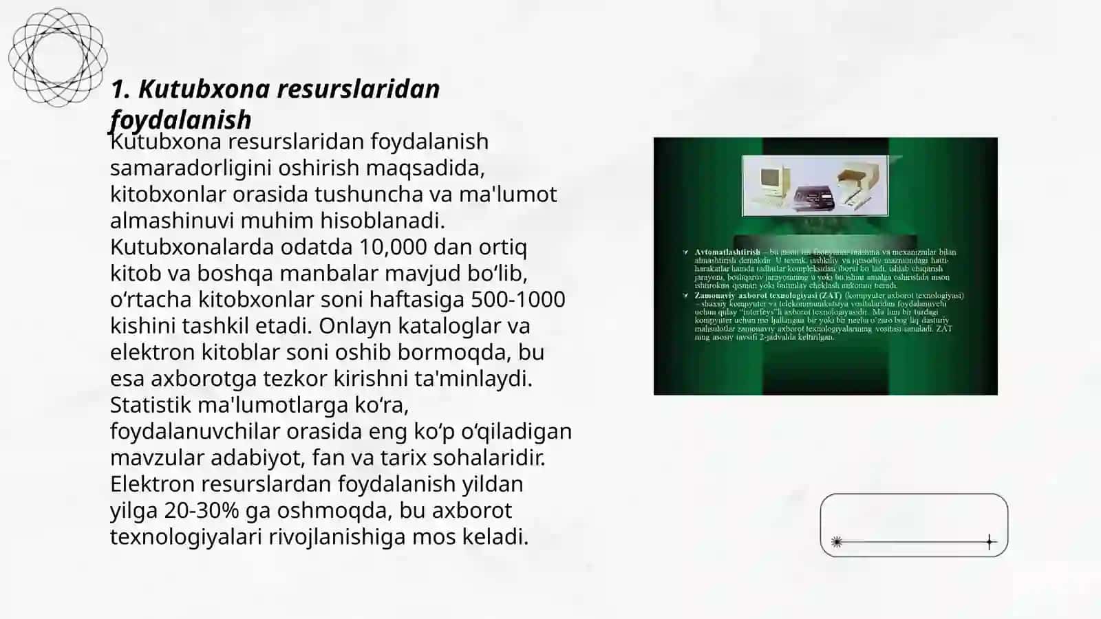 Kutubxona resurslaridan foydalanish 3