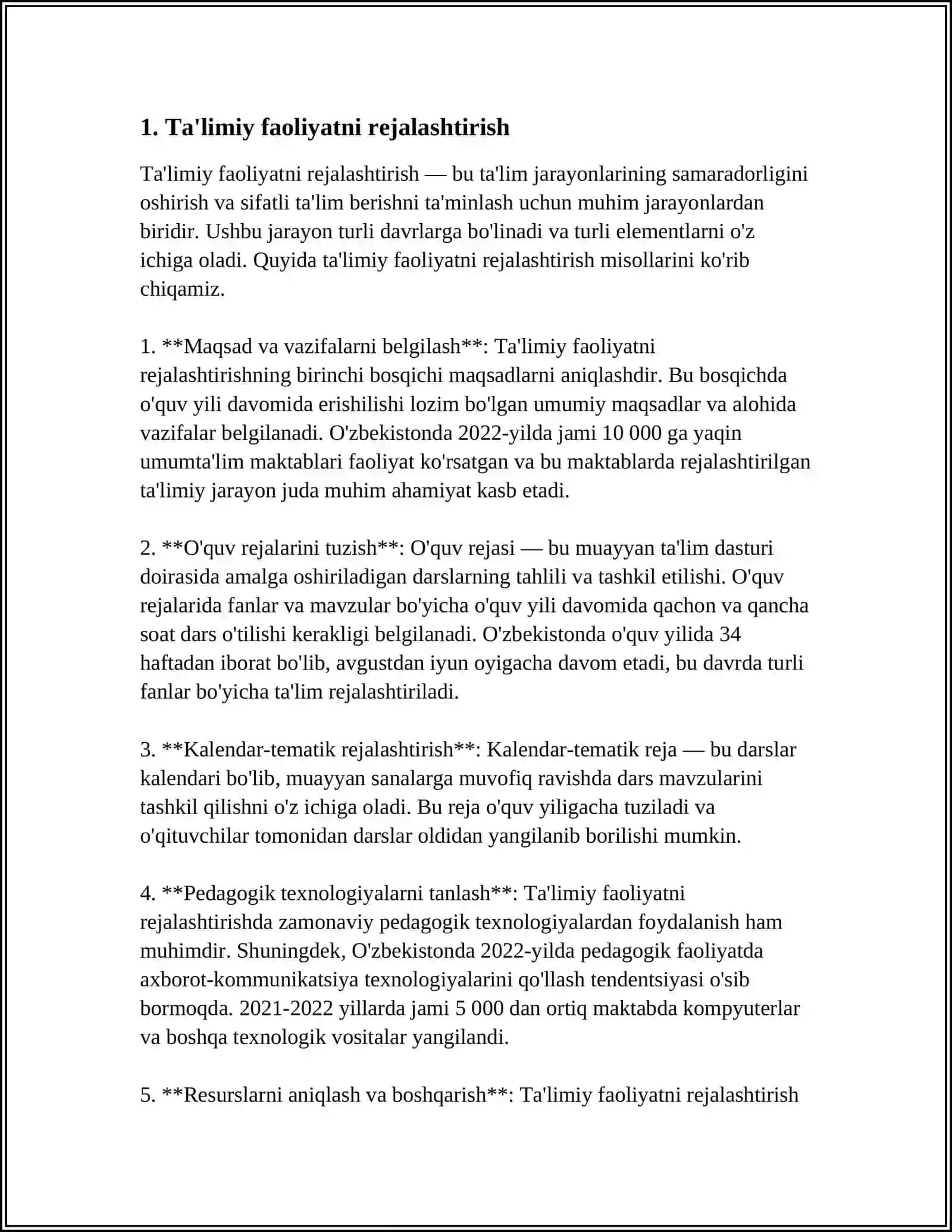 TA’LIMIY FAOLIYATNI TASHKIL ETISH VA UNGA RAHBARLIK 3