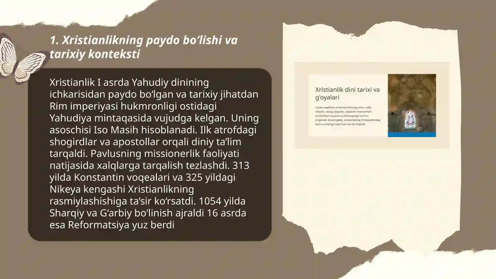 Xristianlik dini tarixi va asosiy gʻoyalari 3
