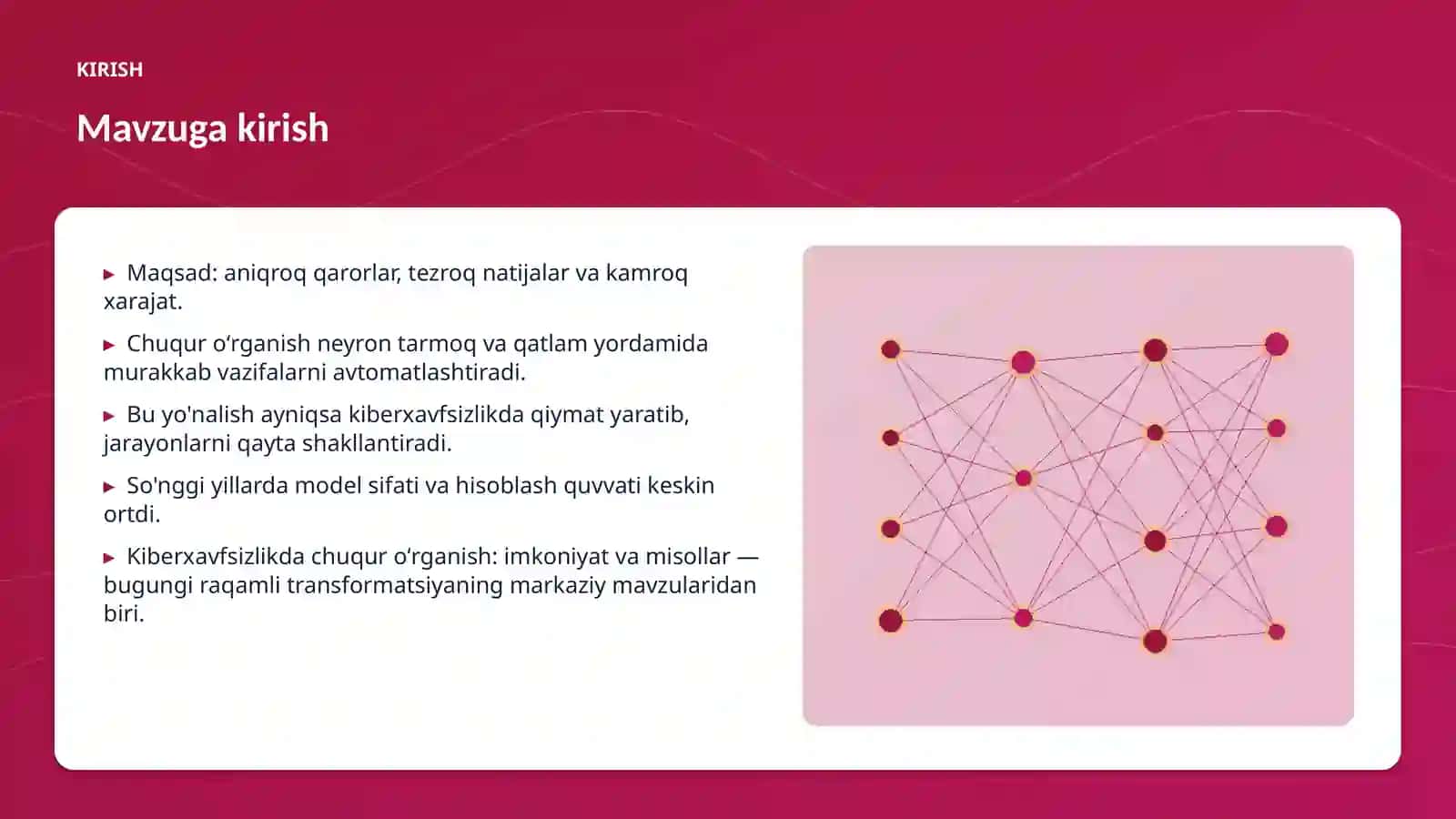 Kiberxavfsizlikda chuqur oʻrganish: imkoniyat va misollar 3