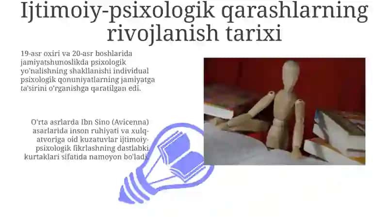 Ijtimoiy-psixologik qarashlarning rivojlanish tarixi 3