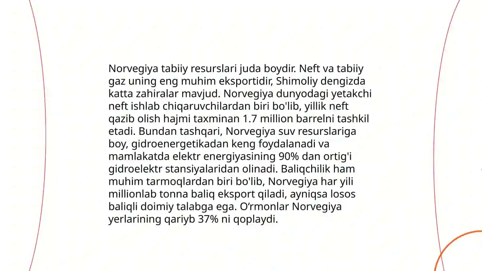 Norvegiyaga iqtisodiy- geografik tavsif 3