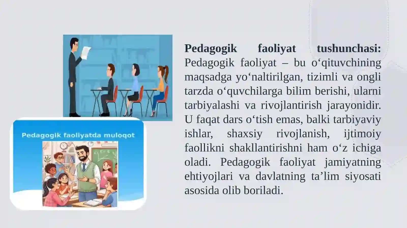 PEDAGOGIK FAOLIYATNING ME’YORIY-HUQUQIY ASOSLARI 3