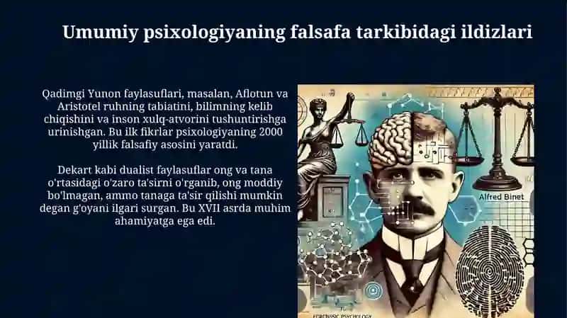 Umumiy psixalogiya fanining tarixiy rivojlanish bosqichlari 3