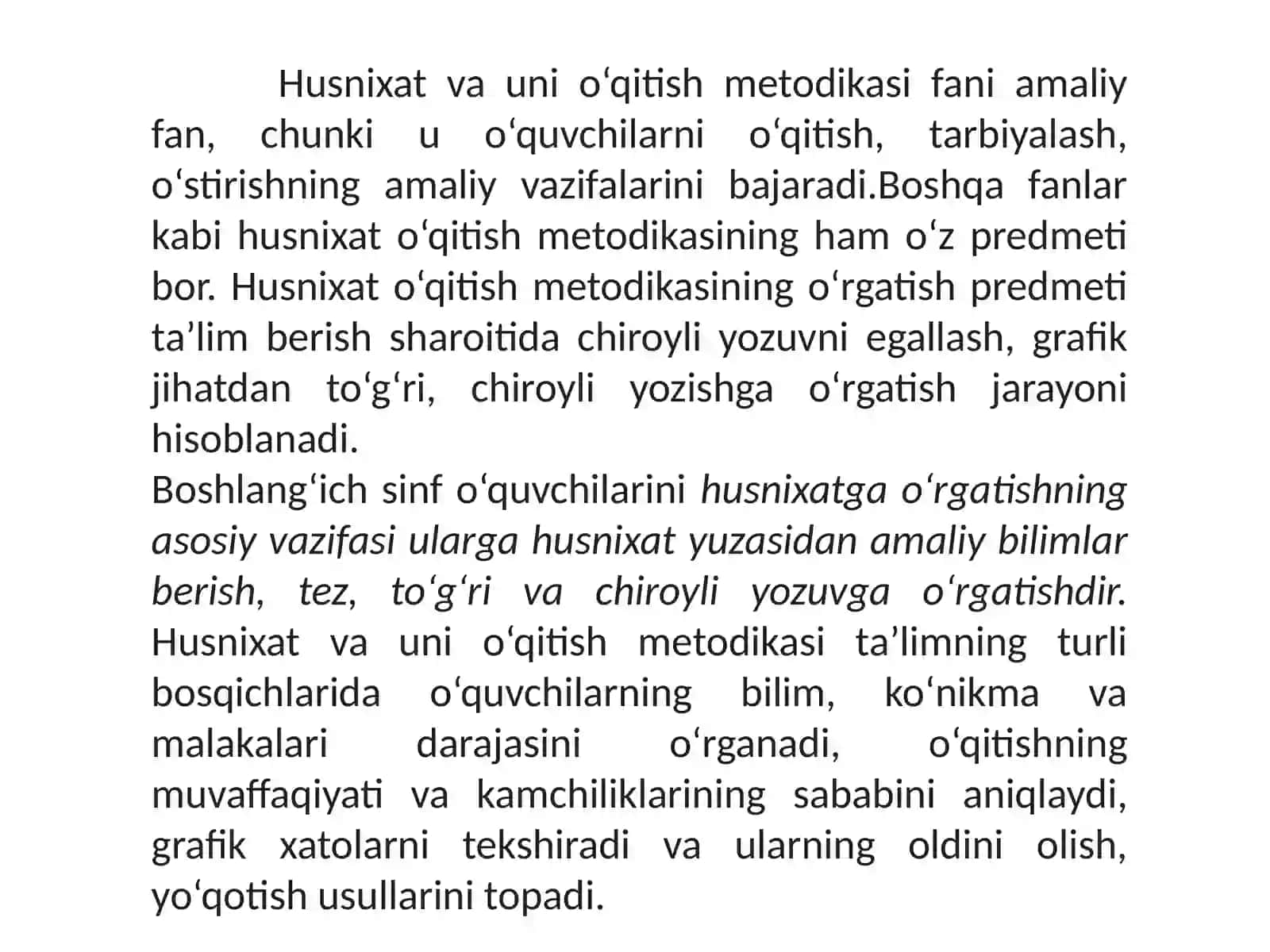 Husnixatga o‘rgatish maqsad va vazifalari 3