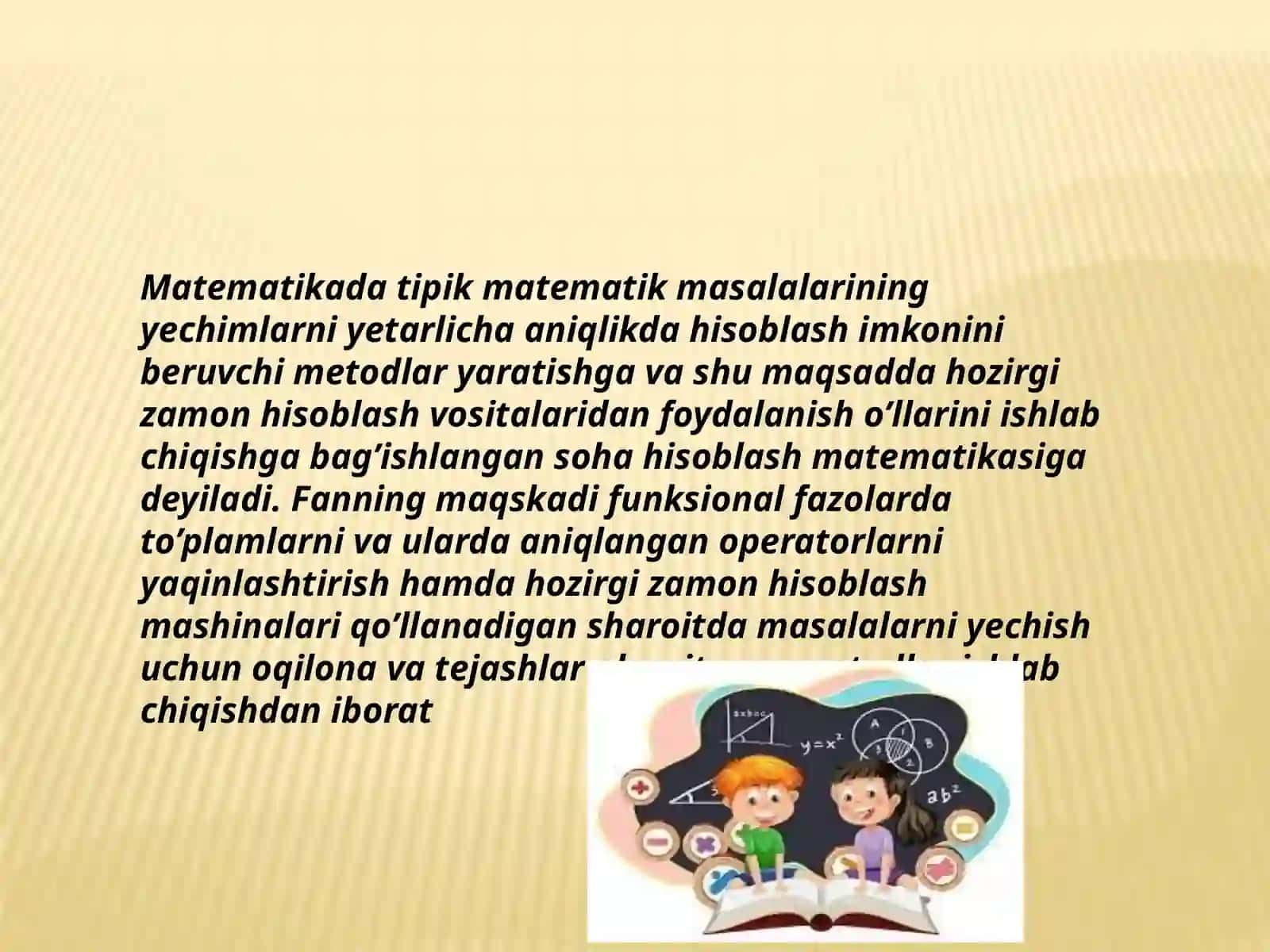 Hisoblash matematikasi 3