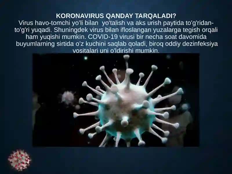 NAFAS YO'LLARI INFEKSIYALARI. KORONAVIRUS INFEKSIYASI 3