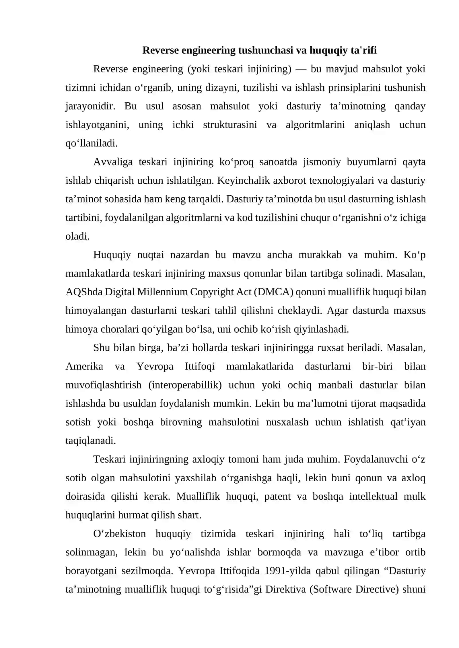 REVERSE ENGINEERINGNING HUQUQIY VA ETIK ASOSLARI 3