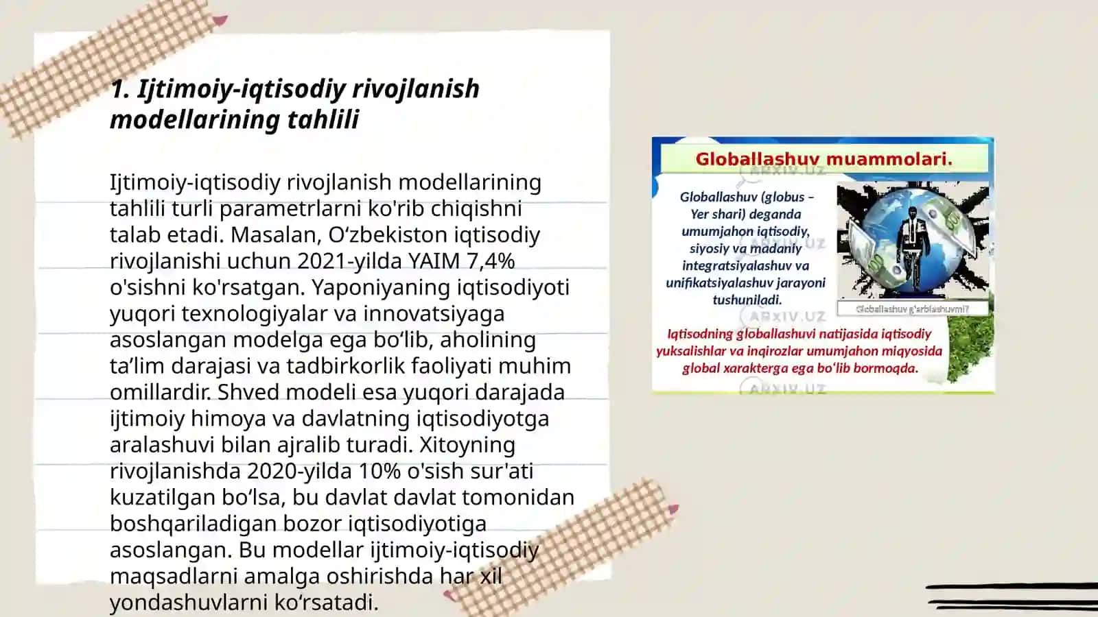 Ijtimoiy- iqtisodiy, tehnik-iqtisodiy, ekologik-iqtisodiy tahlil 3