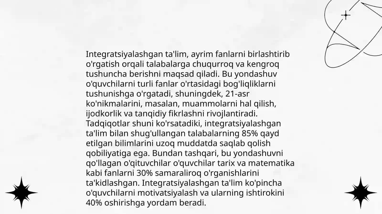 Integratsiyalashgan Ta'limdan Foydalanish 3
