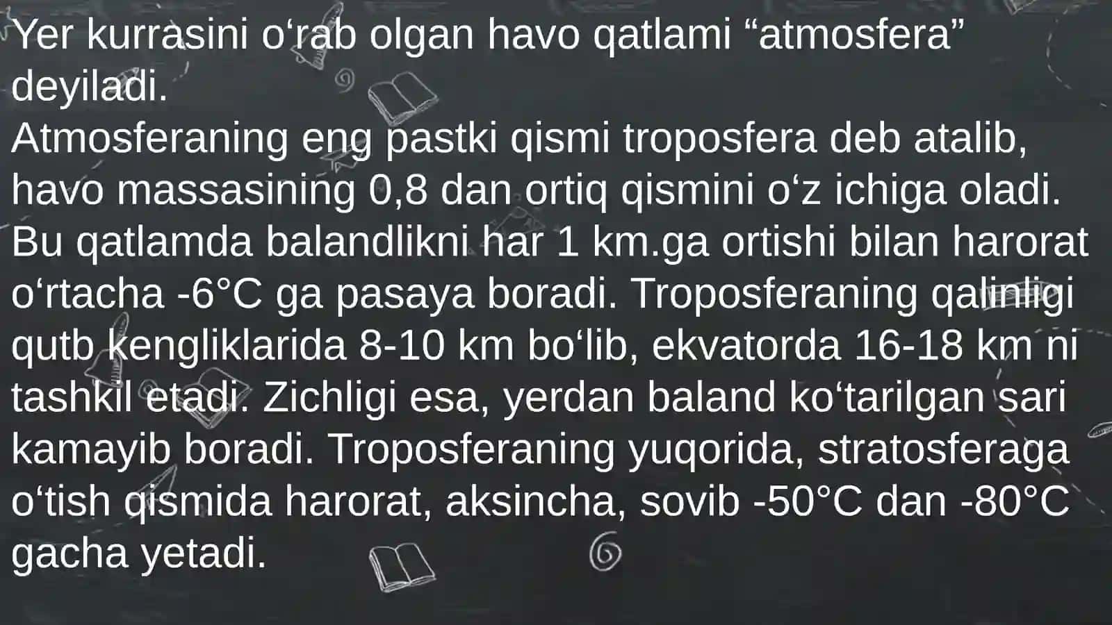 Atmosfera tarkibi va uni ifloslantiruvchi moddalar 3