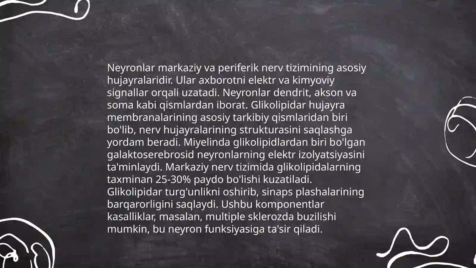 Neyronlar va glikolipidlari 3