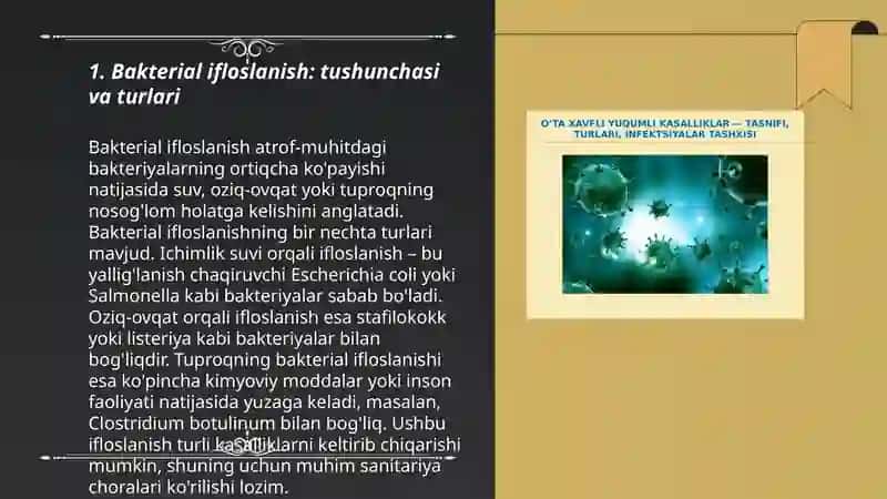 Kasalxona ichi infeksiyalarini kelib chiqishi uchun havoning bakterial ifloslanganligini ahamiyati 3