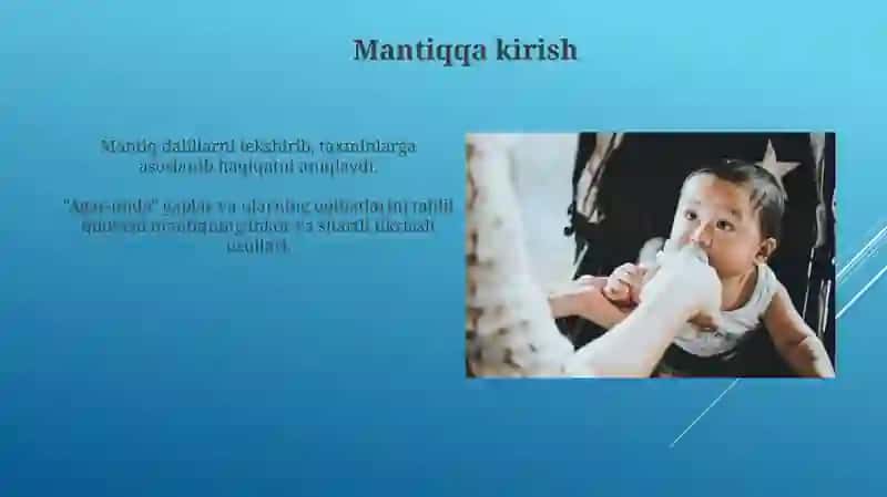 Mantiq asoslari 3