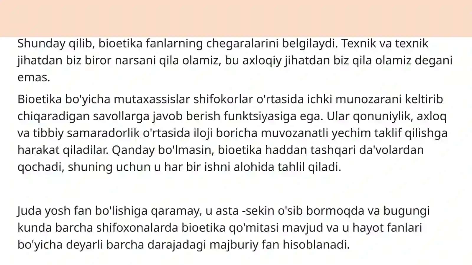 Kirish.Ijtimoiy -madaniy asos va biotibbiy etikaning nazariy asoslari 3