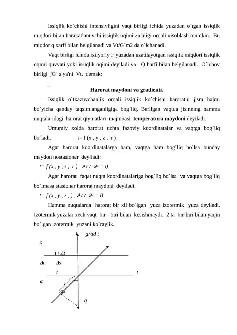 Issiqlik tarqalish tenglamsi Fur`e usuli 3