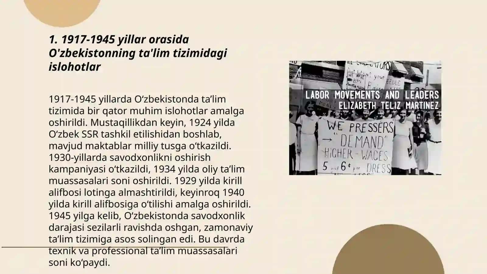 1917-1945 yillarda Ozbekiston ta'lim tizimi va pedagogik rivoji 3