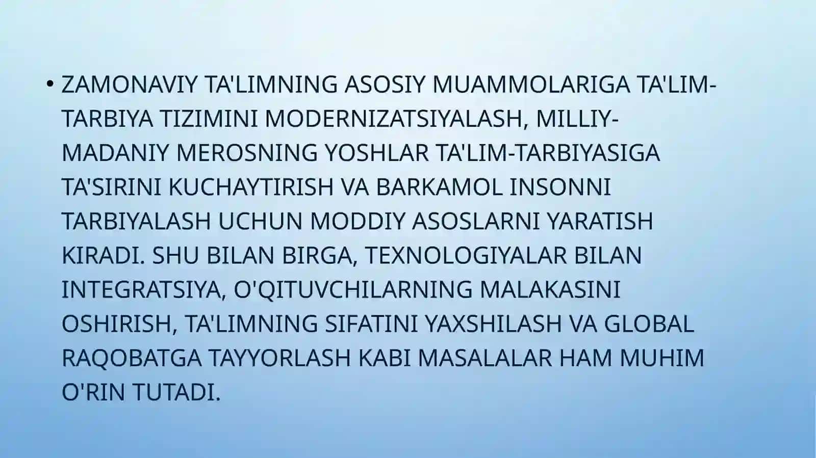 Termiz Davlat Universiteti Kimyo Fakulteti Kimyo Turlari Yo'nalishi 3