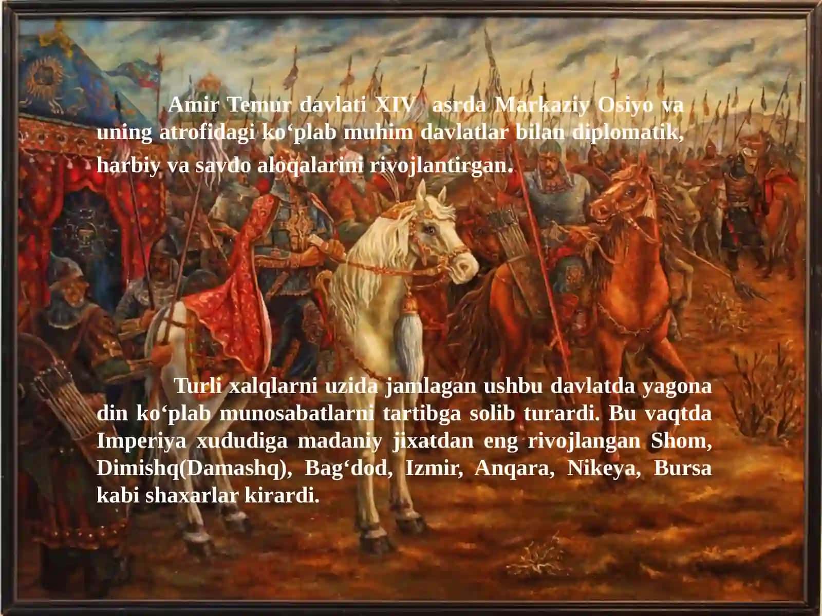 Temur davlatining xalqaro va madaniy aloqalari 3