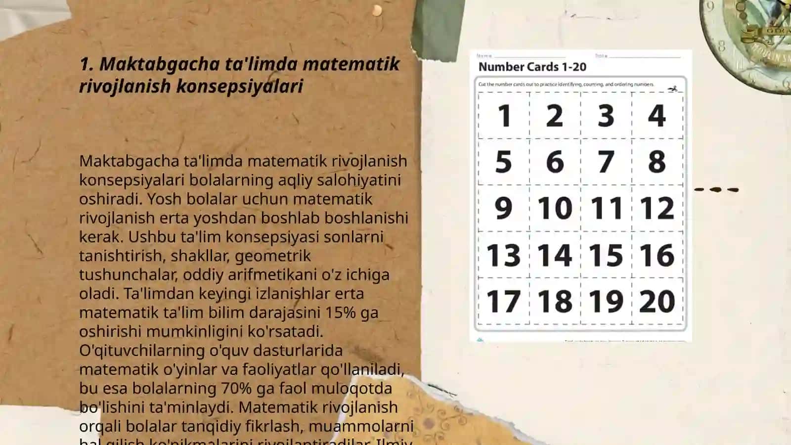 Maktabgacha yoshdagi bolalarning matematik rivojlanishining milliy va xorijiy konsepsiyalari 3