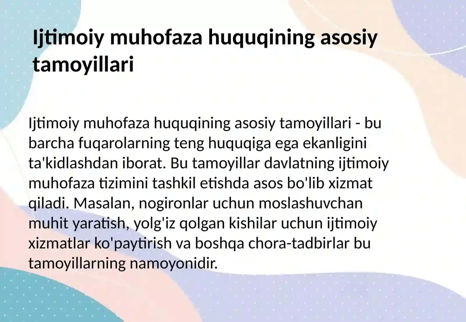 Ijtimoiy muhofaza huquqiga ega aholi qatlamlari 3