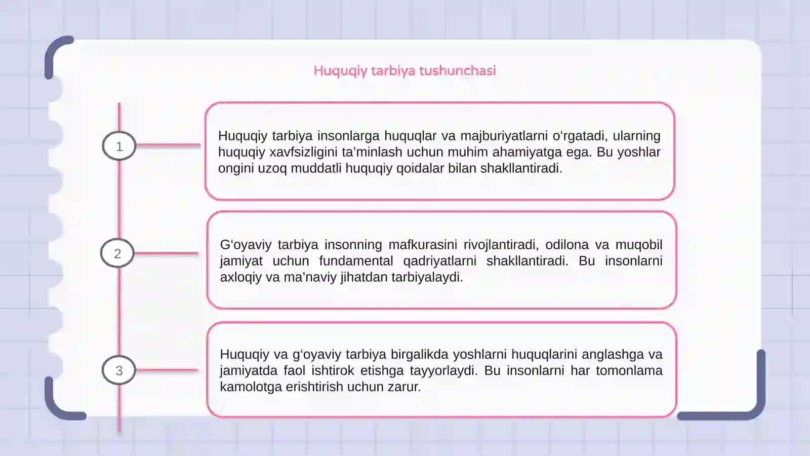 Huquqiy tarbiya va gʻoyaviy tarbiya 3