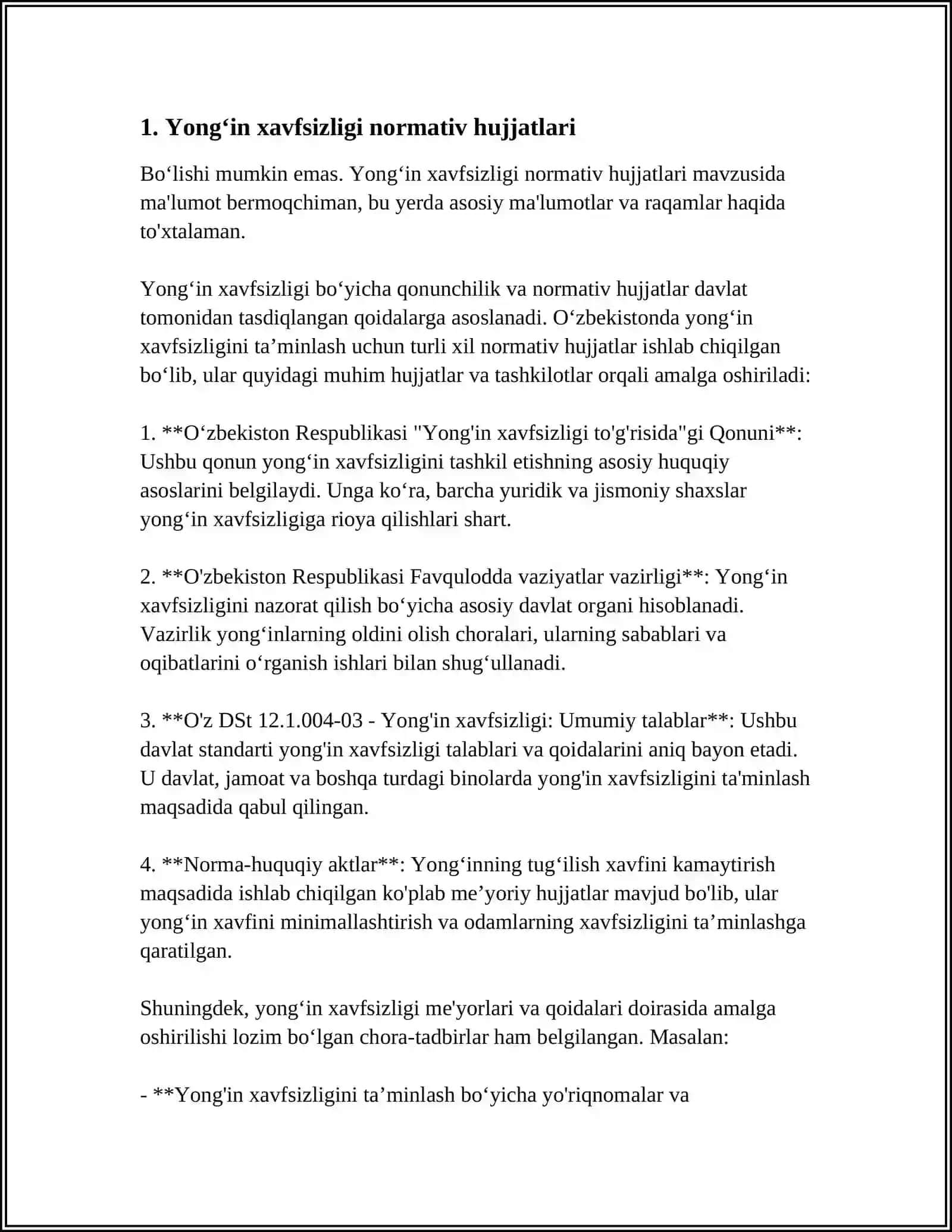 ISHLAB CHIQARISH KORXONALARIDA YONG‘IN XAVFSIZLIGINI TA'MINLASH 3
