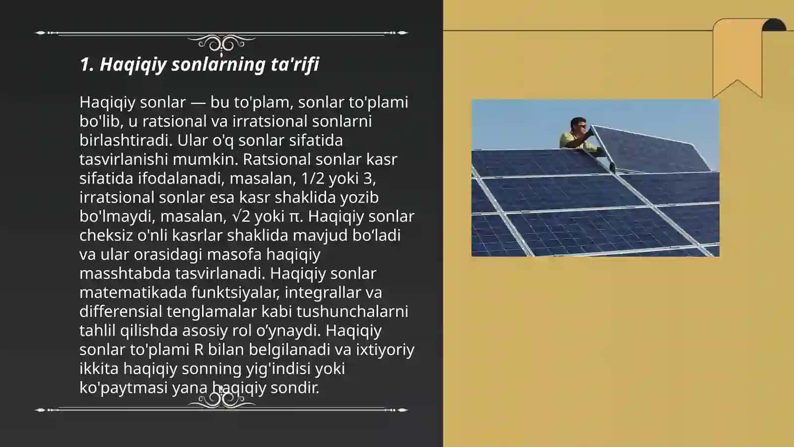 Haqiqiy sonlar 3